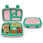 Bentgo Kids Prints Leak-Proof, 5-Compartment Bento-Style Kids Lunch Box - Ideal Portion Sizes for Ages 3 to 7 - BPA-Free, Dishwasher Safe, Food-Safe Materials (Tropical)