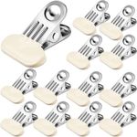 Chip Bag Clips for Food Storage, Upgrade Wide 1.5 Inches Chip Clips Bag Clips Food Clips Bread, Stainless Steel Chip Clips - Air Tight Seal, Heavy Duty Bag Clips for Food Kitchen and Office