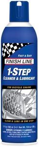 Finish Line 1-Step Bicycle Chain Cleaner and Lubricant, 17-Ounce Aerosol Spray