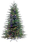 Holiday Stuff 9ft European Balsam Fir Artificial Christmas Tree Pre-lit with Dual LED Lights (9ft Pre-lit)