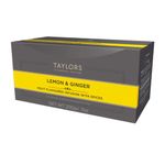 Taylors of Harrogate Herbal Infusion, Lemon/Ginger, 100 Count,7.5 Ounce