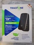 NEW Tracfone ALCATEL One Touch A206G Flip Phone Black 