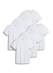 Jockey Men's Undershirt Big & Tall Classic Crew Neck T-Shirt- 6 Pack, White, 4XLT