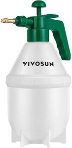 VIVOSUN 0.2 Gallon Handheld Garden Pump Sprayer, 27 oz Gallon Lawn & Garden Pressure Water Spray Bottle with Adjustable Brass Nozzle, for Plants and Other Cleaning Solutions (0.8L Green)