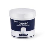 Bepure Chloro 1000 | Water Purification Chlorine Tablets for Water Tank | Pack of 40 Tablets| Eliminates Bacteria, Algae and Odor from Water Tank | 40 Tablets for 40000 litres