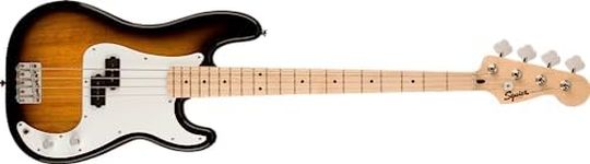 Squier Squier Sonic Precision Bass, with 2-Year Warranty 2-Color Sunburst, Maple Fingerboard