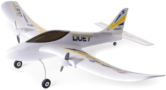 HobbyZone RC Airplane Duet S 2 RTF Everything Needed to Fly is Included with Safe HBZ05300