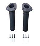 Brocraft 2pcs Kayak Rod Holder Rod Rack/Kayak Flush Mount Rod Holder (Black)