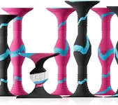 Popdarts PRO Pack Game Set (Rizzle) - Indoor, Outdoor Suction Cup Throwing Game - Competition with a POP