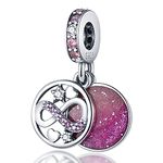 Pandach Infinity Love Charms Beads fits Charms Bracelets for Woman 925 Sterling Silver Dangle Pendant Bead with CZ Stones,Girl Jewelry Beads Gifts for Women Bracelet&Necklace…