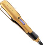 MOEHAIR Professional Titanium Ionic Flat Iron Hair Straightener for Straightening, Waving, Curling, & Flip | 1.5" Ceramic Floating Plates | Adjustable Temperature | Auto Shut Off | for All Hair Types