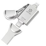 Apple MFi Certified 128GB Photo-Stick-iPhone 15/14/13/12 USB-Flash-Drive iPhone-Backup-Storage iPhone-Memory-Stick iPhone-Storage-Stick iPhone-Thumb-Drive USB-C Flash-Drive-iPad-Photo-Backup-Stick