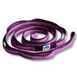 Stretching Strap with Loops 12 Multi Loop Non Elastic Stretch Strap, Physical Therapy Equipment, Yoga Strap Stretch Bands for Exercise and Flexibility, Leg and Calf Stretcher Belt (Purple)