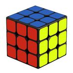 ROXENDA 3X3 Speed Cube, Qihang 3X3X3 Original Speed Cube Super-Durable Sticker with Vivid Colors,56mm (3x3x3)