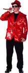 Dress Up America Sequin Jacket for Adults - Mens Sequined Party Blazer - Dance Tuxedo Costume