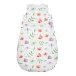 A toddler thing Organic Muslin Aloe Vera Sleeping Bag | Cotton Sleep Sack for Babies | Cozy and Safe | Wearable Baby Blanket | Print - Spring Daisy | Pack of 1