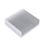 Aluminum Large Heatsink 3.15 x 3.15 x 1 inch /80 x 80 x 27 mm Heat Sink Cooling Radiator for Computer LED Power