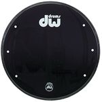 DW Front Ported Bass Drumhead with Logo 22 in.