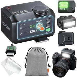 GODOX iT30pro C for Canon - GoDOx IT30 Pro for Canon GODox iT30 PRO GodOX TTL Flash, Wireless Master & Receiver, HSS 1/8000 Second, 2.4G Wireless, Touchscreen, GodOX Flash (Black)