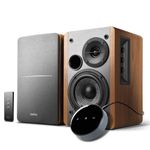 Edifier R1280T Powered Bookshelf Speakers with WiiM Mini Wi-Fi Audio Streamer, Stream Hi-Res Audio from Spotify, Amazon Music and More