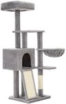 FEANDREA Cat Tree, 53.1-Inch Cat To
