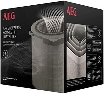 AEG Filtro de aire completo, antibacterias, antiolores y gases para purificador de Aire AX91-404DG, neutraliza hasta 99,9%, vida útil 2 años