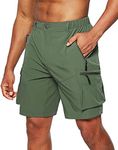 Pudolla Men's Hiking Cargo Shorts Q