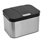 Compost Kitchen Counter Bin (1.13 Gallon/4.3 Liter) - Stainless Steel