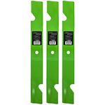 8TEN LawnRAZOR Blade Set for Exmark Lazer Z Turf Tracer Toro Titan ZX6000 60 Inch Ultra Cut Deck 103-2530 115-9649-03 (High Lift) 3 Pack