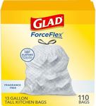 Glad ForceFlex Drawstring Trash Bag