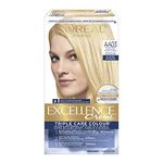 L’Oréal Paris Excellence Crème Permanent Hair Color, AA03 Ultra Light Natural Blonde, 100% Grey Coverage, Hair Dye, 1 EA (Packaging May Vary)