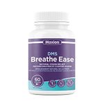 Maxion DMS Breathe Ease with N-Acetyl-L-Cysteine (NAC) and Reishi to Help Ease Coughing Fits, Shortness of Breath, and Protect the Lungs, 60 Capsules