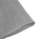 uxcell Dark Grey Speaker Mesh Grill Cloth (not Cane Webbing) Stereo Box Fabric Dustproof Audio Cloth 50cm x 160cm 20 inches x 63 inches