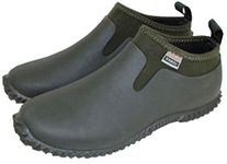 Town & Country Footwear Unisex Neoprene Garden Shoes Slip On Waterproof Outdoor Shoe, Sizes UK 4-8 - All Seasons Green Low Wellington Boot