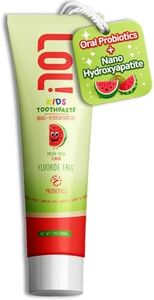 LOL Kids Toothpaste Fluoride-Free Nano Hydroxyapatite, Probiotics & Vitamins Remineralizing | Natural Ingredients | Safe if Swallow | Vegetable-Based Foaming Agent | for Toddler Children & Parents