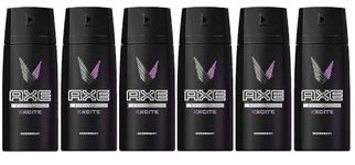 AXE Body Spray Deodorant Excite 150 Ml / 5.07 Oz (Pack of 6)