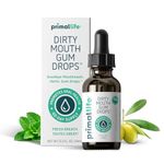 Primal Life Organics | Dirty Mouth Gum Drops | Fight Bad Breath, Clean Gum Tissue, and Ensure Good Oral Hygiene | Made with Natural Essential Oils | 0.5 Fluid Ounces