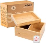 Subtle Bamboo Storage Box with Conv