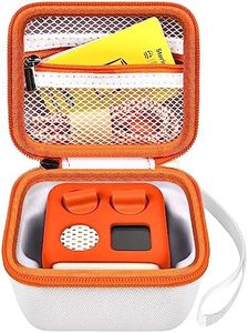 Case Compatible with Yoto Mini – Kids Portable Screen-Free Bluetooth Travel Speaker Player, Holder Bag for Mini Music Player, with Mesh Pocket for USB Cable, Audiobook Story Cards- White (Box Only)