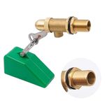 Svauoumu 1/2" Brass Float Valve, Ball Valve Float, Float Valve with Adjustable Arm, Tank Float Valve for Cattle and Sheep Drinking Troughs, Aquariums, Aquaculture