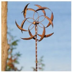 Ancient Graffiti Kinetic Large Dual Feather Spinner
