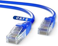 Mr. Tronic Blue Cat 6 Ethernet Cable 100m, LAN Ethernet Network Cable with RJ45 Ends Connectors, Internet Cable Compatible with Cat 7 / Cat 8 | AWG24 Patch Cable, UTP Cat6 CCA Cable (100 Meter, Blue)