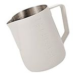 Dianoo Espresso Steaming Pitcher 600ml, Milk Frothing Pitcher Stainless steel, Coffee Milk Frothing Cup, Coffee jug, Latte Art, White