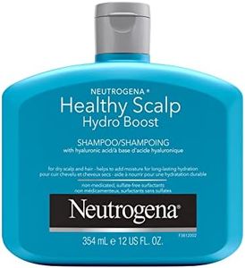 Neutrogena Moisturizing Healthy Scalp Hydro Boost Shampoo for Dry Hair and Scalp, with Hydrating Hyaluronic Acid, pH-Balanced, Paraben & Phthalate-Free, Color-Safe, 354 ml