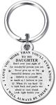 Inspirational Daughter Keychain - T