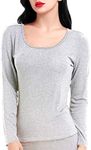 LIQQY Women's Ultra Thin Scoop&Crew