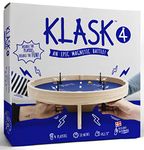 KLASK 4: The 4 Player Magnetic Party Game of Skill - for Kids and Adults of All Ages That’s Half Foosball, Half Air Hockey