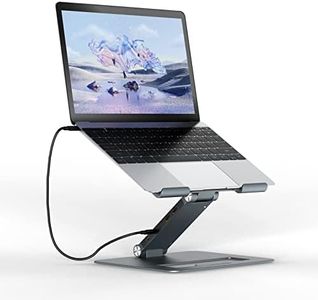 WAVLINK Docking Station Laptop Stand - 9 in 1 USB C Hub with 2 * 4K 60Hz HDMI, Dual HDMI Adapter with PD 85W Charging