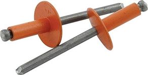 Allstar Performance ALL18178 Orange 3/16" Large Head Rivet, (Pack of 250)