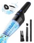 Trongle Cordless Handheld Vacuum Cleaner, 10000Pa Portable Car Hoover with 2-1 Storage Charging Base & 2 HEPA Filters & 3 Cleaning Nozzles, Easy to Clean, Ideal for Pet Hair, Cars, and Home Use